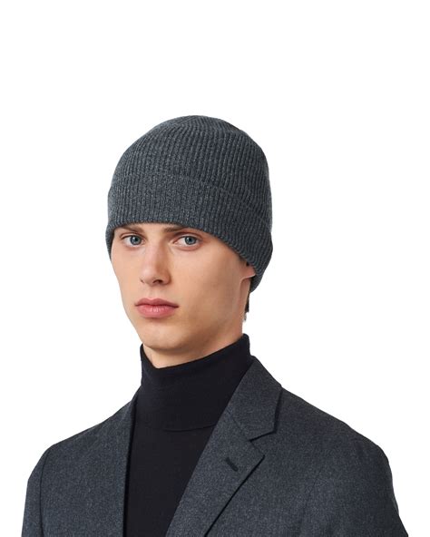 cappello di prada blu|Cappello in cashmere Blu .